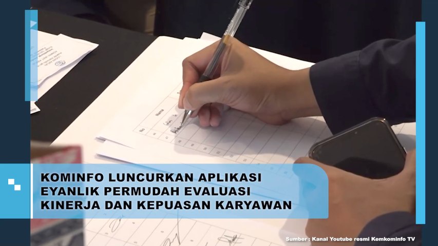 Kominfo Luncurkan Aplikasi Eyanlik Permudah Evaluasi Kinerja dan Kepuasan Karyawan