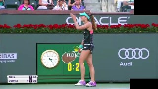 L'énorme craquage d'Alizé Cornet à Indian Wells ! [09_03_2018]