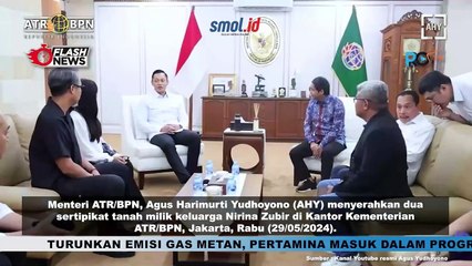 Nirina Zubir Terima Kembali Dua Sertifikat Tanah dari Kementerian ATR/BPN, AHY: Bukti Keseriusan Pemerintah Melawan Mafia Tanah