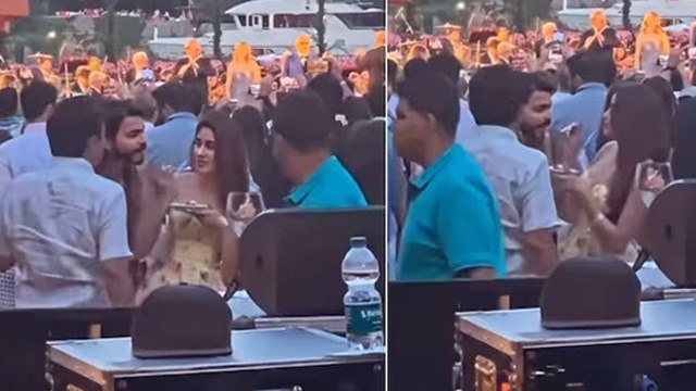 Anant Ambani Second Pre Wedding: Janhvi Kapoor Feeding Boyfriend Shikhar Pahariya Video Viral...