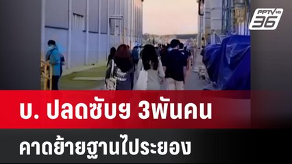 บ. ปลดซับฯ 3พันคน คาดย้ายฐานไประยอง| เที่ยงทันข่าว | 3 มิ.ย. 67