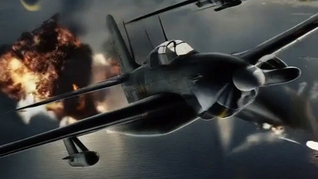 Truk, WW2: SBD Dauntless Squadron Dive Bomb Japanese Position | 4k, 60fps, AI Enhanced, Sound Design