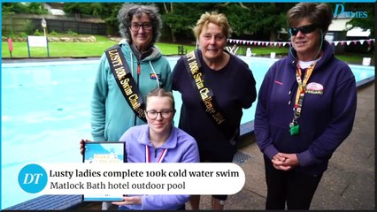 Lusty ladies 100k cold swim challenge