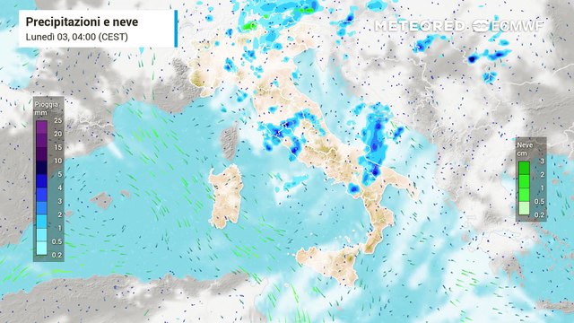 Rovesci o temporali sparsi ancora oggi e domani su fascia adriatica e nord Italia