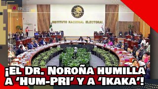 ¡VEAN! ¡El Dr. Noroña humilla a ‘Hum-pri’ y a ‘la botarga Ikaka’ por usar la muerte para sacar raja!