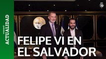 El rey Felipe VI mantiene un encuentro con el mandatario salvadoreño