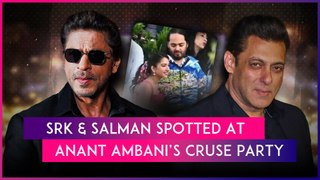 First Visuals Of Shah Rukh Khan, Salman Khan & More Celebs From Anant Ambani’s Cruise Party Out
