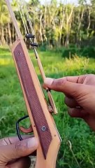 Bamboo Creations with 3 arrow,  This is a bamboo toy slingshots.  I hope you enjoy this video. if you reall interested This video please give a like