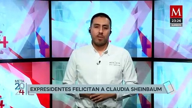 Expresidentes y medios de comunicación internacionales felicitan a Claudia Sheinbaum
