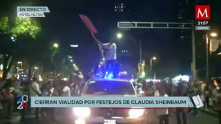 Simpatizantes de Claudia Sheinbaum colman el Zócalo para celebrar presunto triunfo