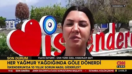 İskenderun'da "sel" nedeni ortaya çıktı! Belediye başkanı CNN TÜRK'e açıkladı