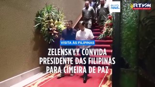 Zelenskyy faz visita inesperada às Filipinas para promover Cimeira de Paz