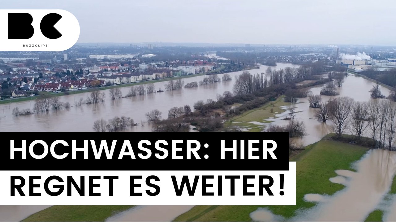 Hochwasser-prognose: hier regnet es weiterhin!