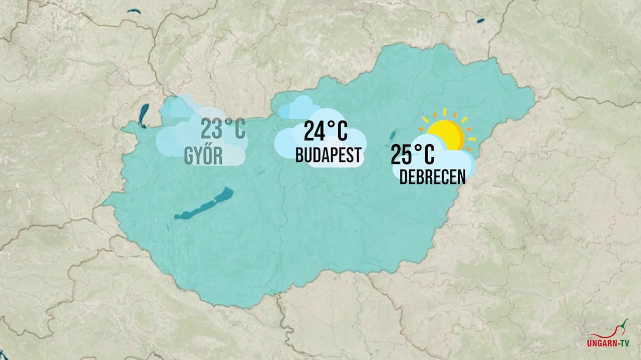 Das Reisewetter in Ungarn am 03.06.2024.