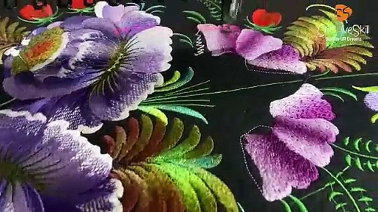 Coloreel Embroidery Artwork Sew-Out  Cre8iveSkill