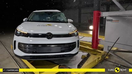 Le SUV compact Volkswagen Tiguan obtient cinq étoiles aux crash-tests Euro NCAP 2024