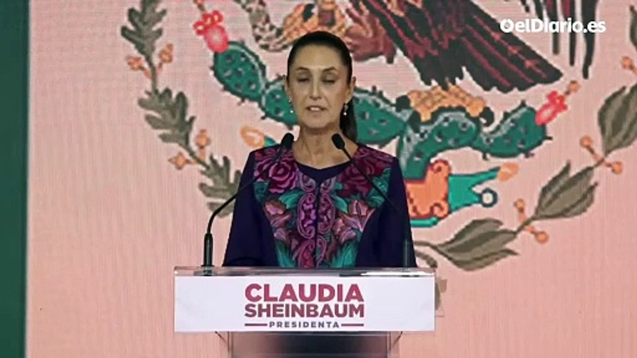 Claudia Sheinbaum arrasa en las elecciones de México: "No llego sola, llegamos todas"
