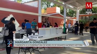Margarita González Saravia, candidata de Morena por Morelos, expresa su compromiso con el estado
