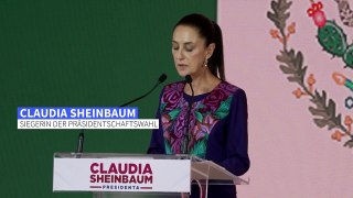 Mexiko: Sheinbaum gewinnt als erste Frau Präsidentschaftswahl