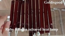 Goldisgood Electrical Manufacturer Patio Heaters Ruby Infrared Heating Bulb for Replacement with Affordable Price