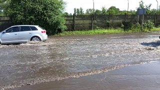 Toruń. Efekty ulewy pod Motoareną