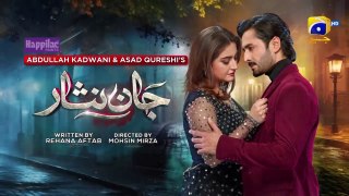 Jaan Nisar Ep 11 - [Eng Sub] - Digitally Presented by Happilac Paints - 1st June 2024 - Har Pal Geo