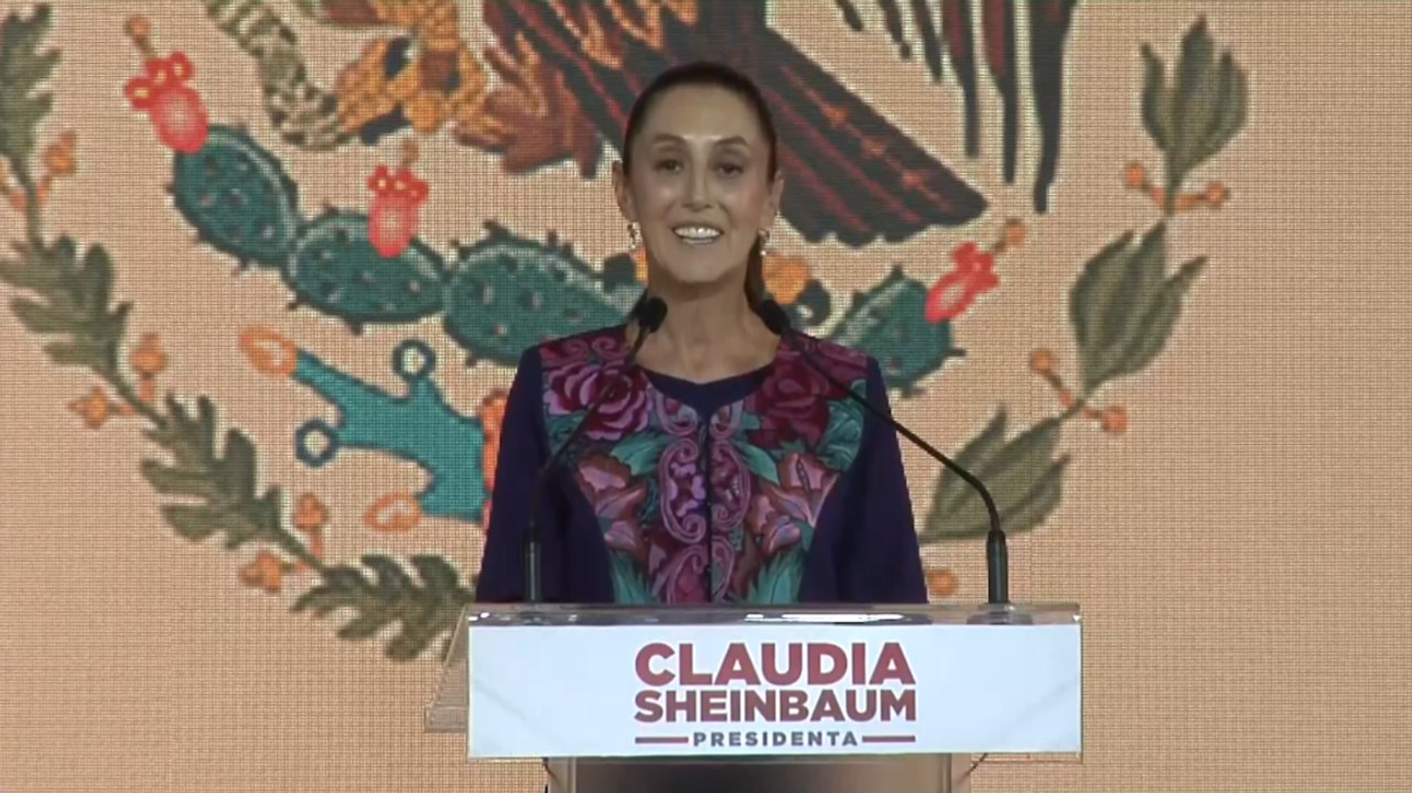Claudia Sheinbaum: "Por primera vez en 200 años me convertiré en la primera mujer presidente de México"
