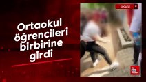 Ortaokul öğrencileri birbirine girdi: Saç saça kavga ettiler