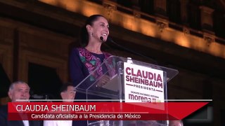 Sheinbaum se impone en las elecciones en México y dice que será la primera presidenta
