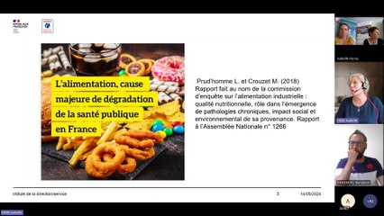 Webinaire Alimentation durable et santé
