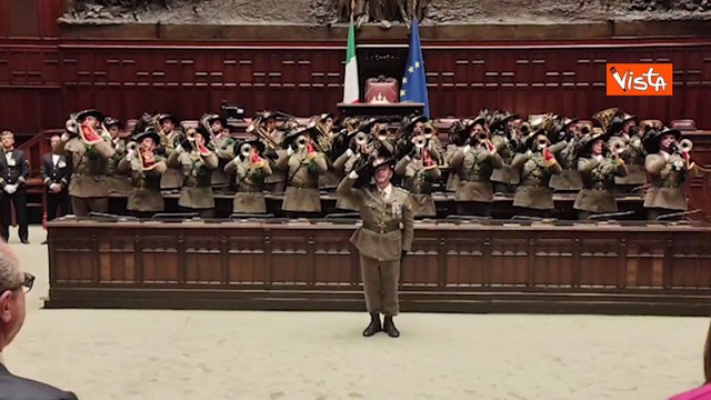 2 giugno in Aula alla Camera l'inno di Mameli eseguito dalla Fanfara del 6? Reggimento
