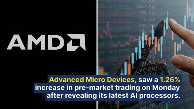 AMD Shares Rise Pre-Market After Semiconductor Giant Unveils New AI Chips To Challenge Jensen Huang's $2.7 Trillion Nvidia Empire