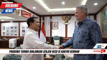 Prabowo terima Kunjungan Sekjen OECD di Kantor Kemhan