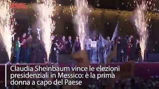 Messico, Claudia Sheinbaum prima presidente donna: festeggiamenti nella capitale