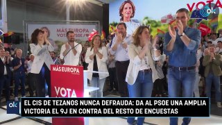 El CIS de Tezanos nunca defrauda: da al PSOE una amplia victoria el 9J en contra del resto de encuestas