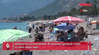 Antalya’da ani sıcaklık artışı termometreleri çıldırttı