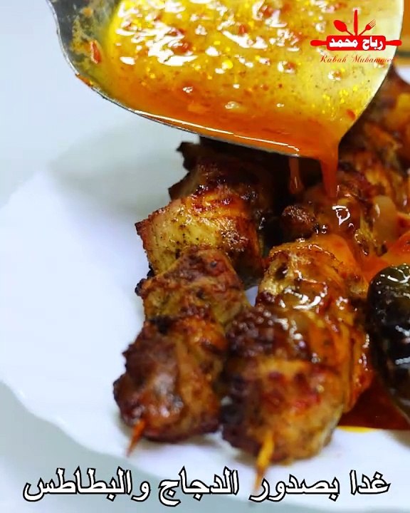 وصفة اليوم حضرتها بصدور الدجاج والبطاطس وجبة غد...