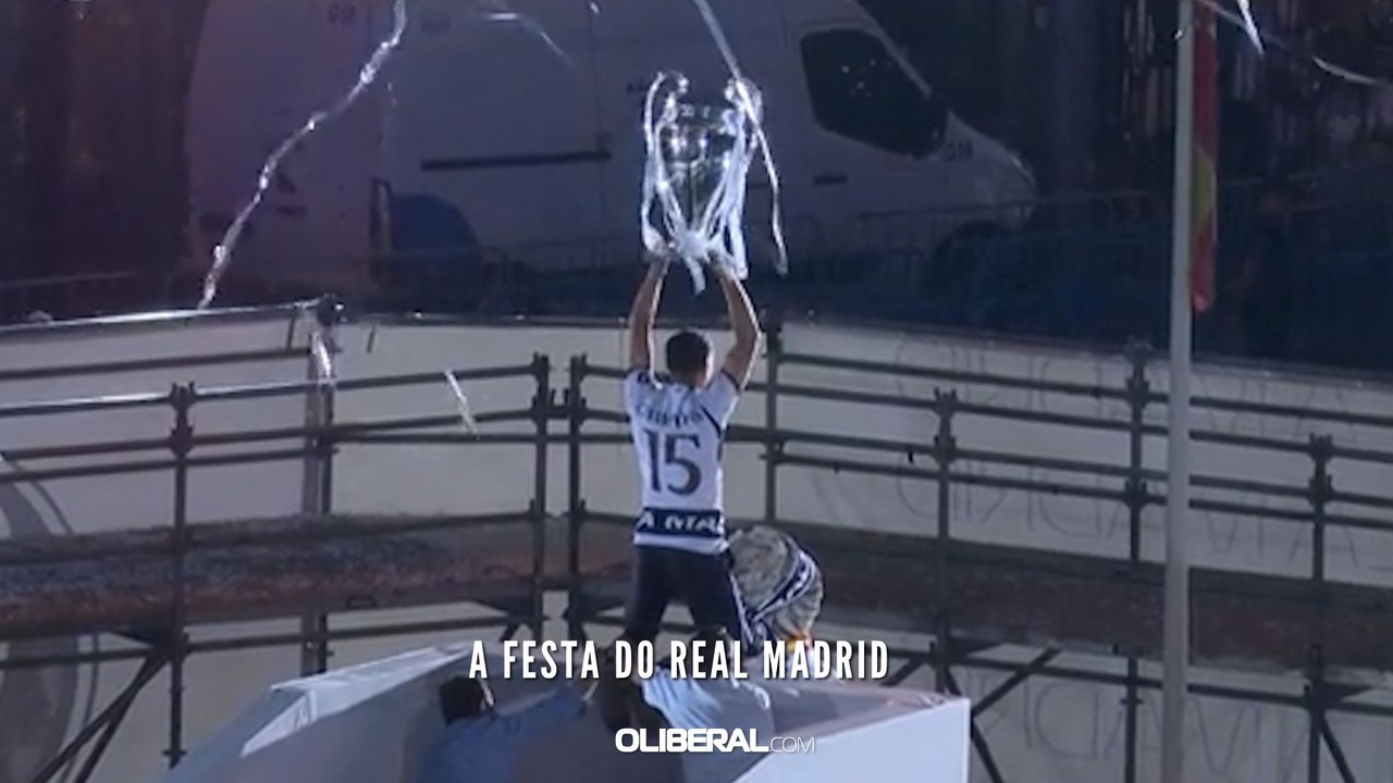 A festa do Real Madrid