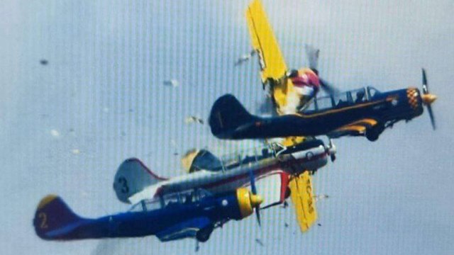 Portugal : crash de deux avions entrés en collision lors d’un show aérien