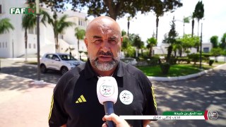 Déclarations d'Abdelhak Benchikha au micor de la FAF