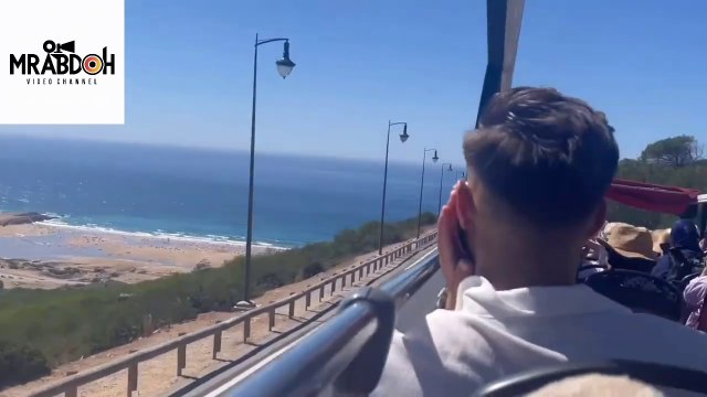 A tourist tour in the city of Tangier by bus to the most beautiful sites in Tangier - Morocco