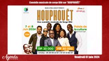 Agenda de la semaine du 3 au 8 juin 2024/ Comédie musicale de serge Bilé sur “HOUPHOUËT”