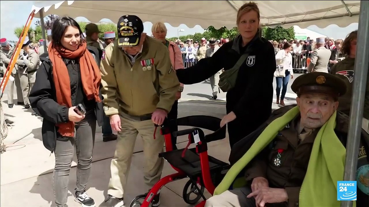 80 ans du débarquement : arrivée des vétérans en Normandie