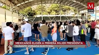 Mexicanos eligen a la primera mujer presidenta