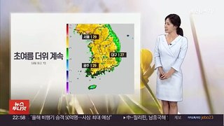 [날씨] 내일도 낮 더위 계속…남부 짙은 안개 주의