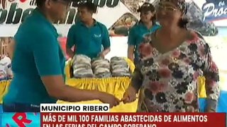 Más de 1.100 sucrenses del municipio Ribero son  beneficiados con Feria del Campo Soberano