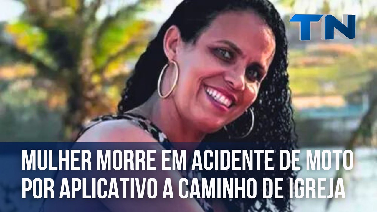 Mulher morre em acidente de moto por aplicativo a caminho de igreja no ES