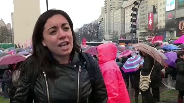 Miles de personas gritan en Argentina Ni una menos