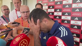 RODRI HERNÁNDEZ, en el MEDIA DAY de la SELECCIÓN ESPAÑOLA antes de la UEFA EURO 2024