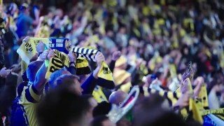 A football fan bagged the best seats in the house at Wembley for the UEFA Champions League Final